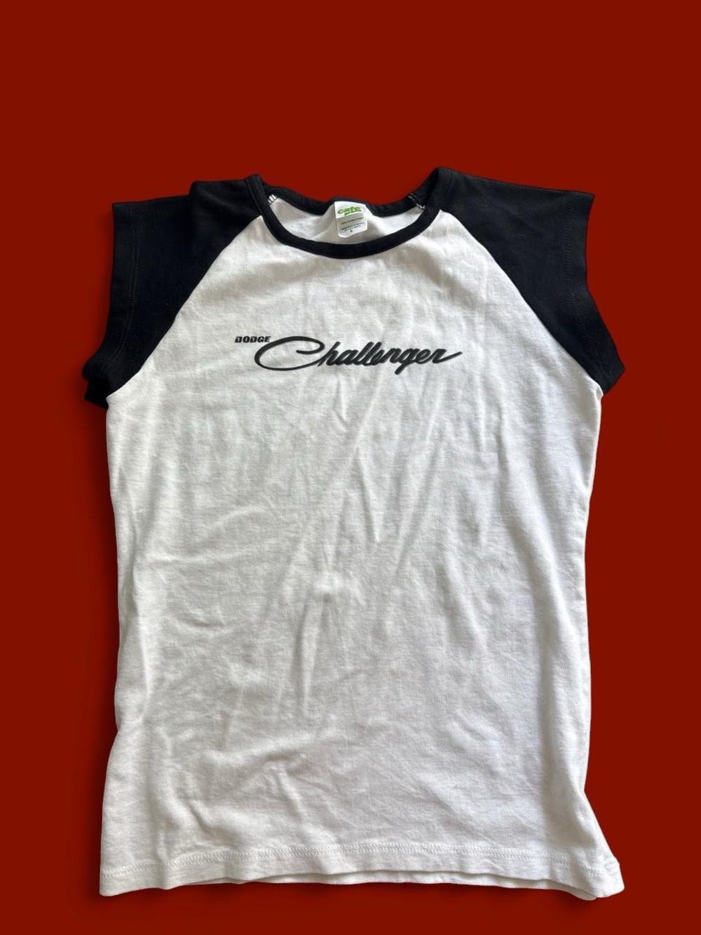 Y2K dodge challenger baby tee